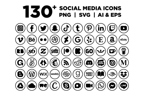 Download Circle Social Media Icons - Circle Collection