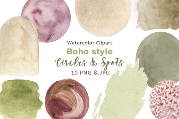 Download Spot Fill Circle Watercolor Clipart PNG - Circle Collection