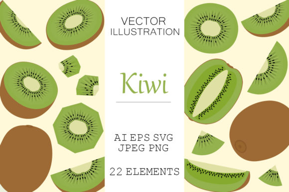 Download Kiwi Vector. Kiwi Fruits Clipart SVG - Vector Collection