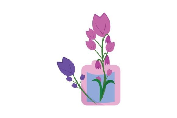 Download Pretty Flowers in Vase Vector Art - Vector Collection