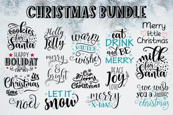 Download Christmas Bundle Vectors Svg Dxf Png Jpg - Vector Collection
