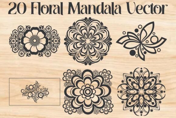 Download Floral Mandala Vector - Vector Collection
